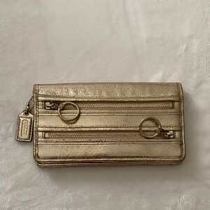 Coach Gold Wallet